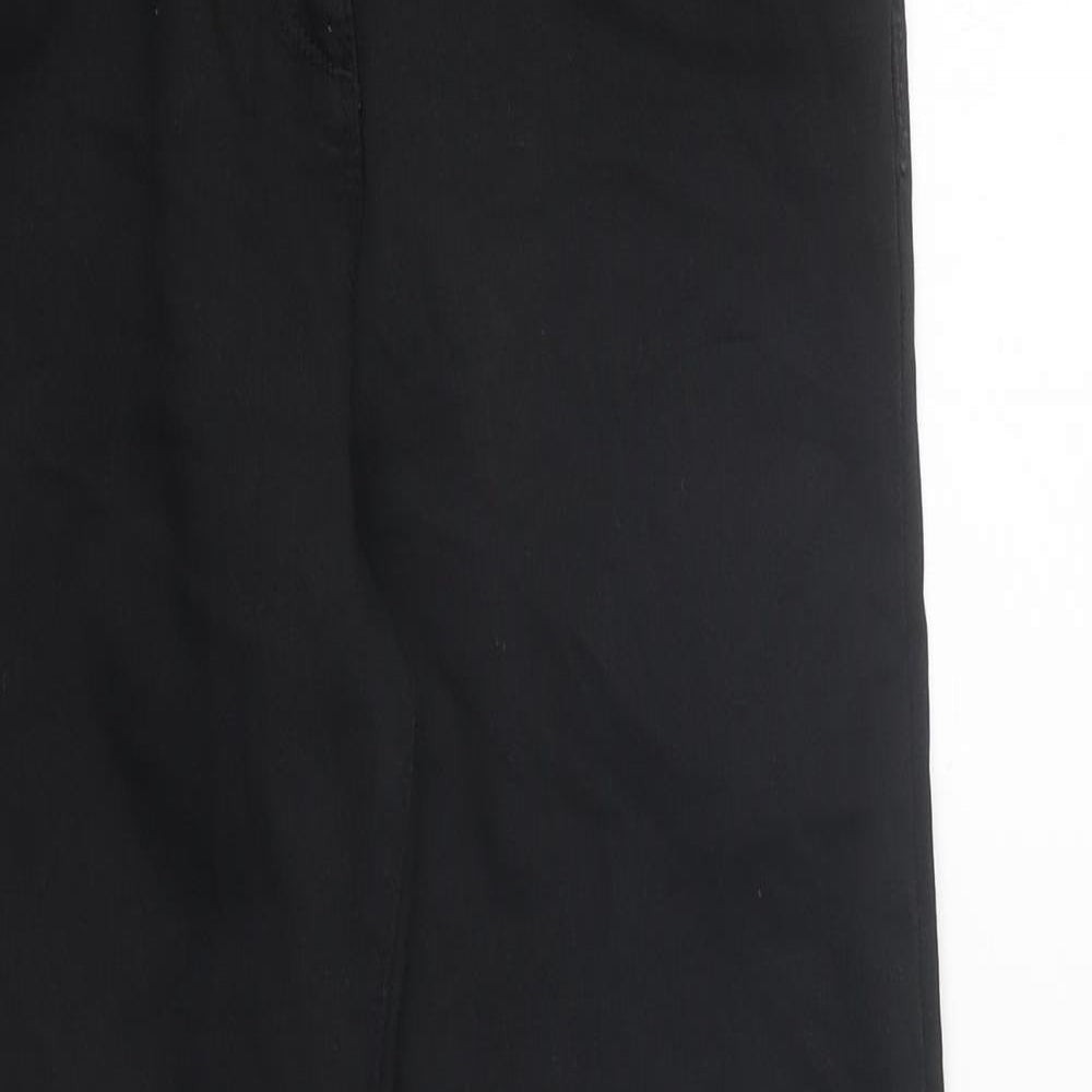 NEXT Womens Black Cotton Skinny Jeans Size 34 in L29 in Regular Zip