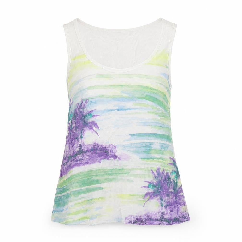 Womens UK Size 8 George Multicoloured Basic Tank
