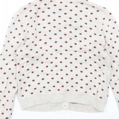 Womens UK Size S FOREVER 21 Grey Cardigan Jumper