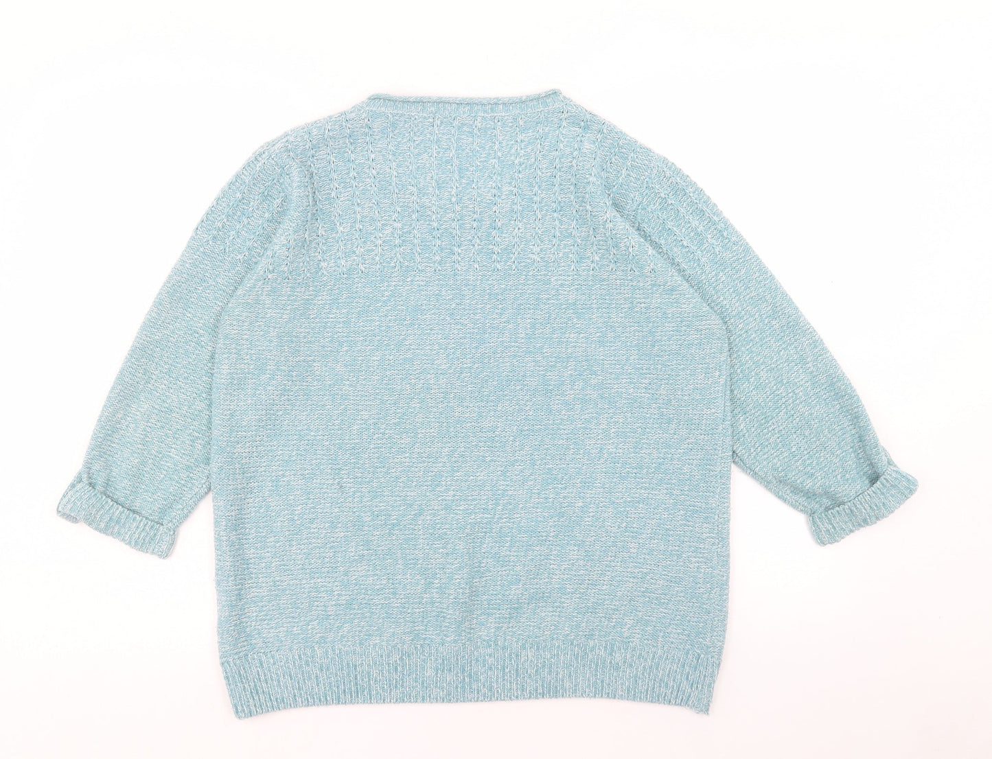 Womens UK Size L EWM Blue Pullover Jumper