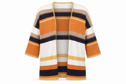 Womens UK Size M Oasis Orange Cardigan Jumper