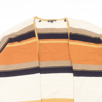 Womens UK Size M Oasis Orange Cardigan Jumper