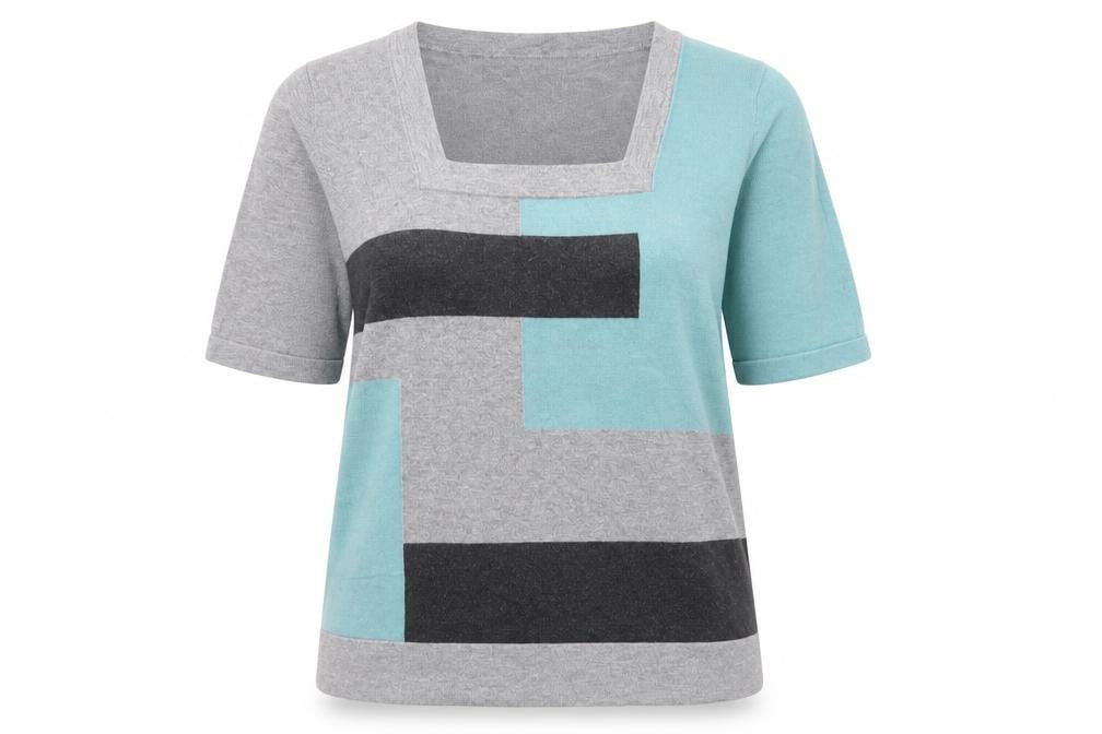 Womens UK Size M CC Grey Basic Blouse