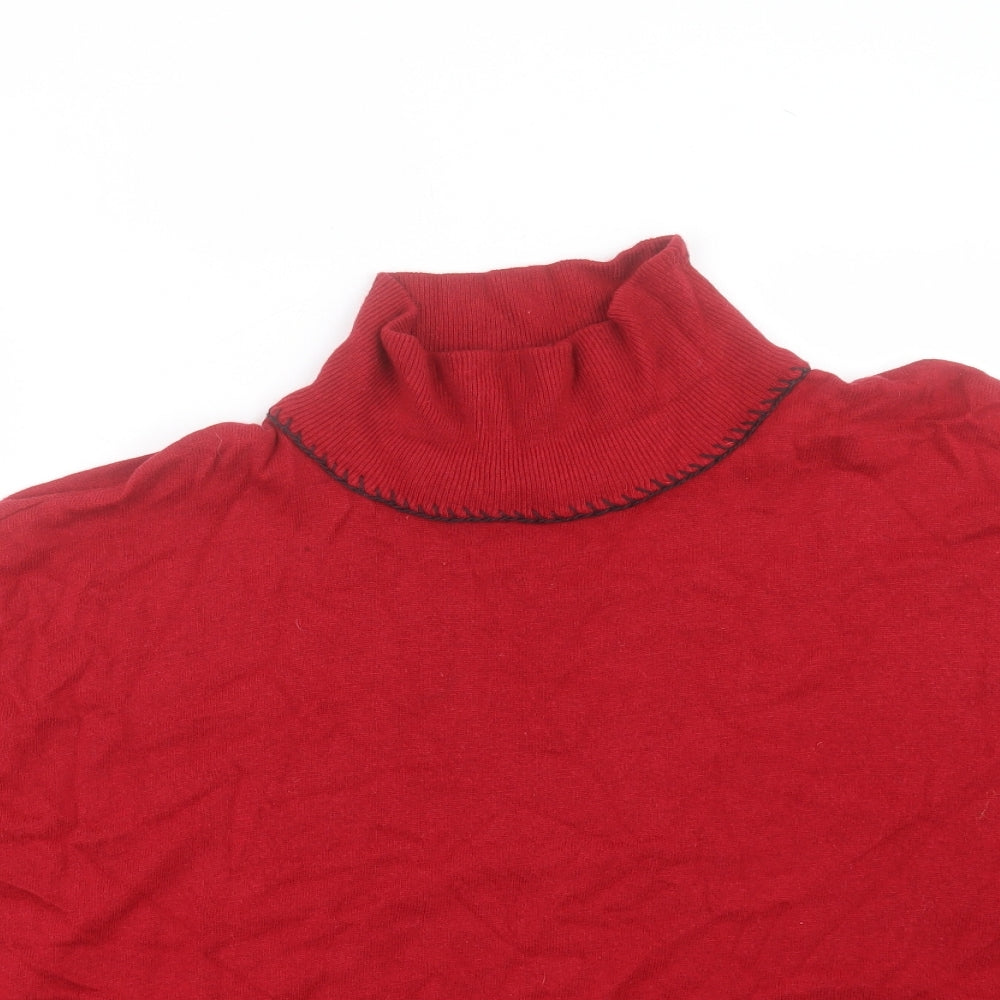 Womens UK Size M NEXT Red Pullover Jumper