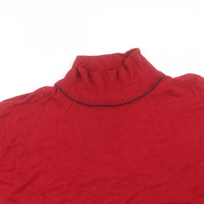 Womens UK Size M NEXT Red Pullover Jumper