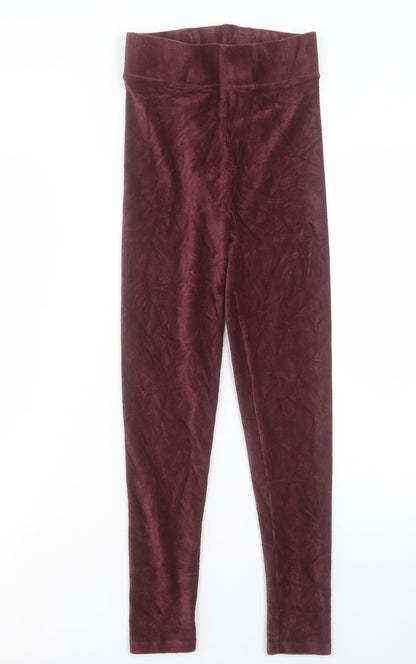 Womens UK Size 6 Marks and Spencer  Jogger Purple Leggings