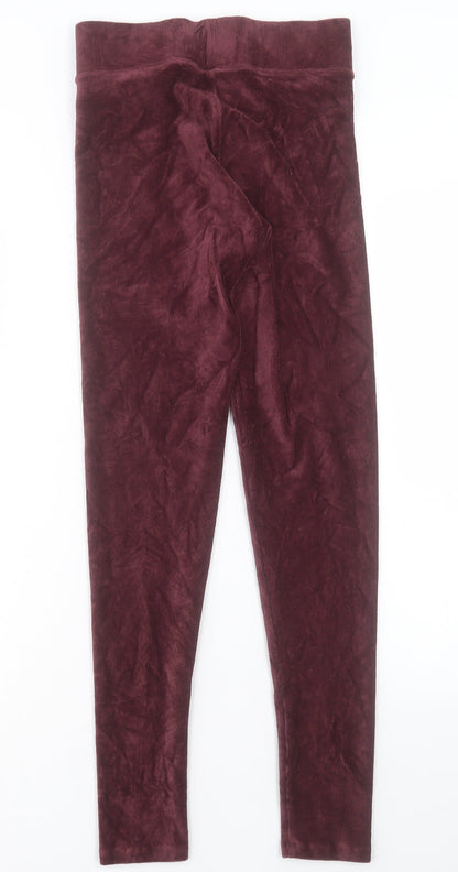 Womens UK Size 6 Marks and Spencer  Jogger Purple Leggings