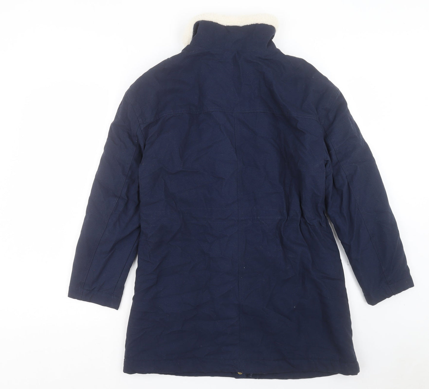 Womens UK Size 8 Per Una Blue Parka Coat