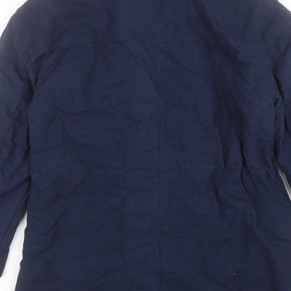 Womens UK Size 8 Per Una Blue Parka Coat