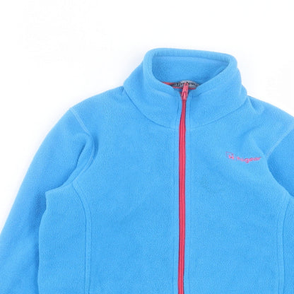Hi Gear Boys Blue Jacket Size 9-10 Years Zip