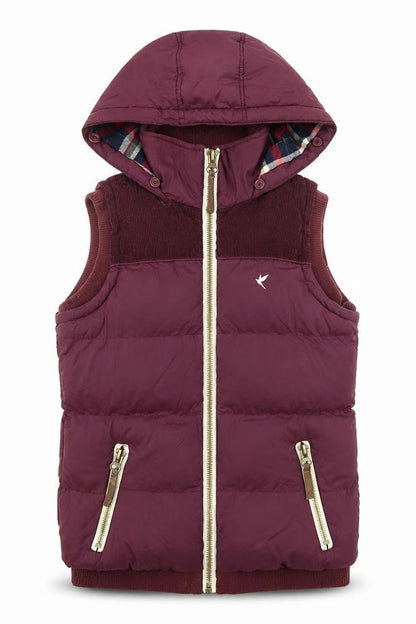 Womens UK Size 8 Blonde & Blonde Purple Gilet