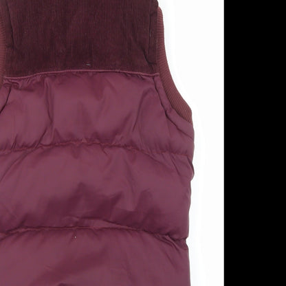 Womens UK Size 8 Blonde & Blonde Purple Gilet