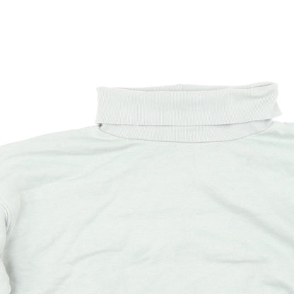 Zara Womens Green Cotton Pullover Sweatshirt Size S Pullover