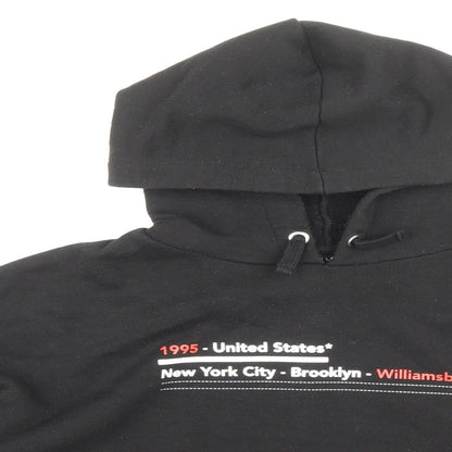 915 Generation Girls Black Polyester Pullover Hoodie Size 14-15 Years Pullover