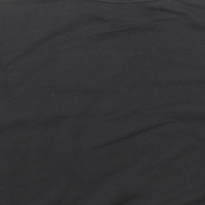 George Womens Black Cotton Pullover Sweatshirt Size L Pullover - Bling