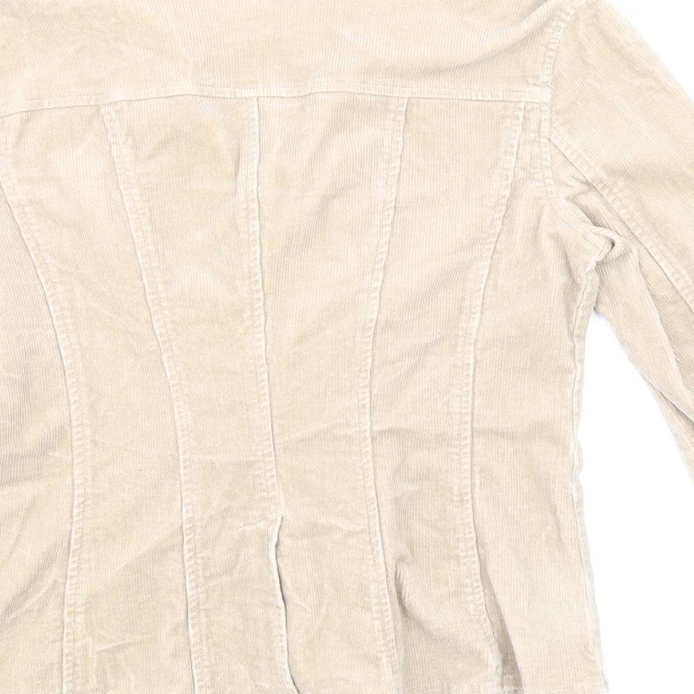 Womens UK Size 8 Dorothy Perkins Beige Jacket
