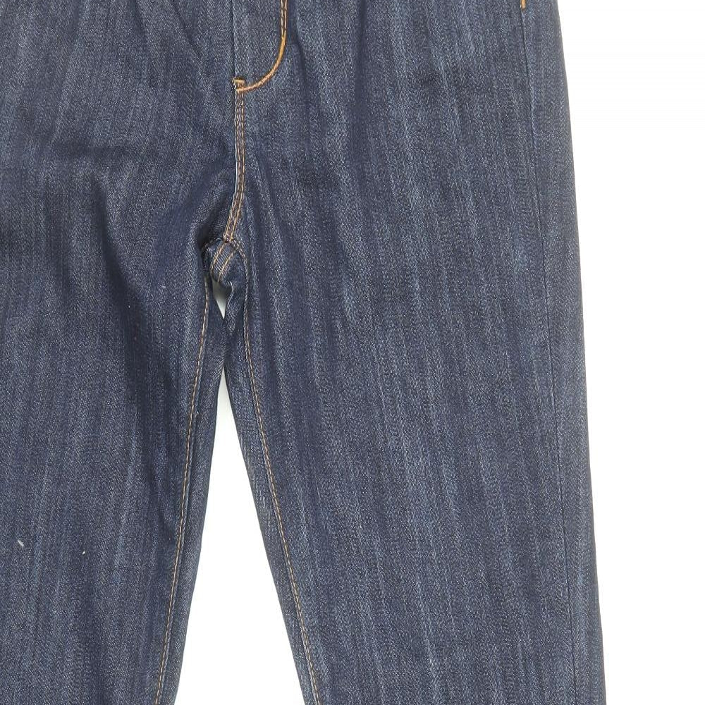 Seven Womens Blue Cotton Skinny Jeans Size 27 in L34 in Slim Zip