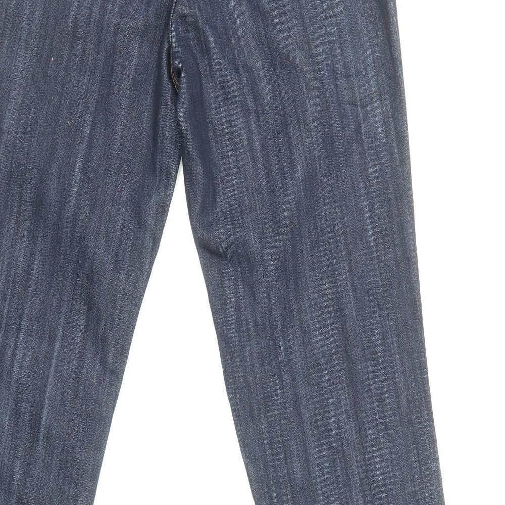 Seven Womens Blue Cotton Skinny Jeans Size 27 in L34 in Slim Zip
