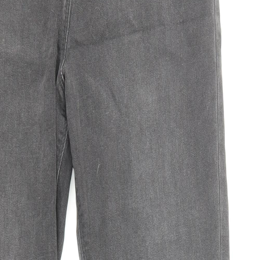 NEXT Girls Black Cotton Skinny Jeans Size 15 Years L28 in Regular Pullover