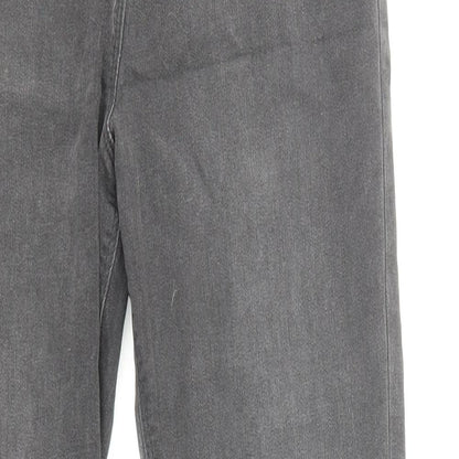 NEXT Girls Black Cotton Skinny Jeans Size 15 Years L28 in Regular Pullover