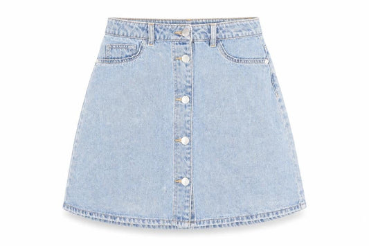Womens UK Size S Noisy may A-Line Denim Skirt
