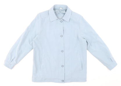 Unique Creation Womens Blue Jacket Size 12 Button