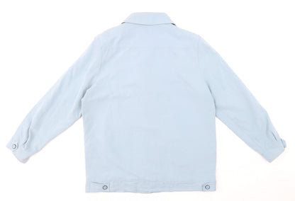 Unique Creation Womens Blue Jacket Size 12 Button