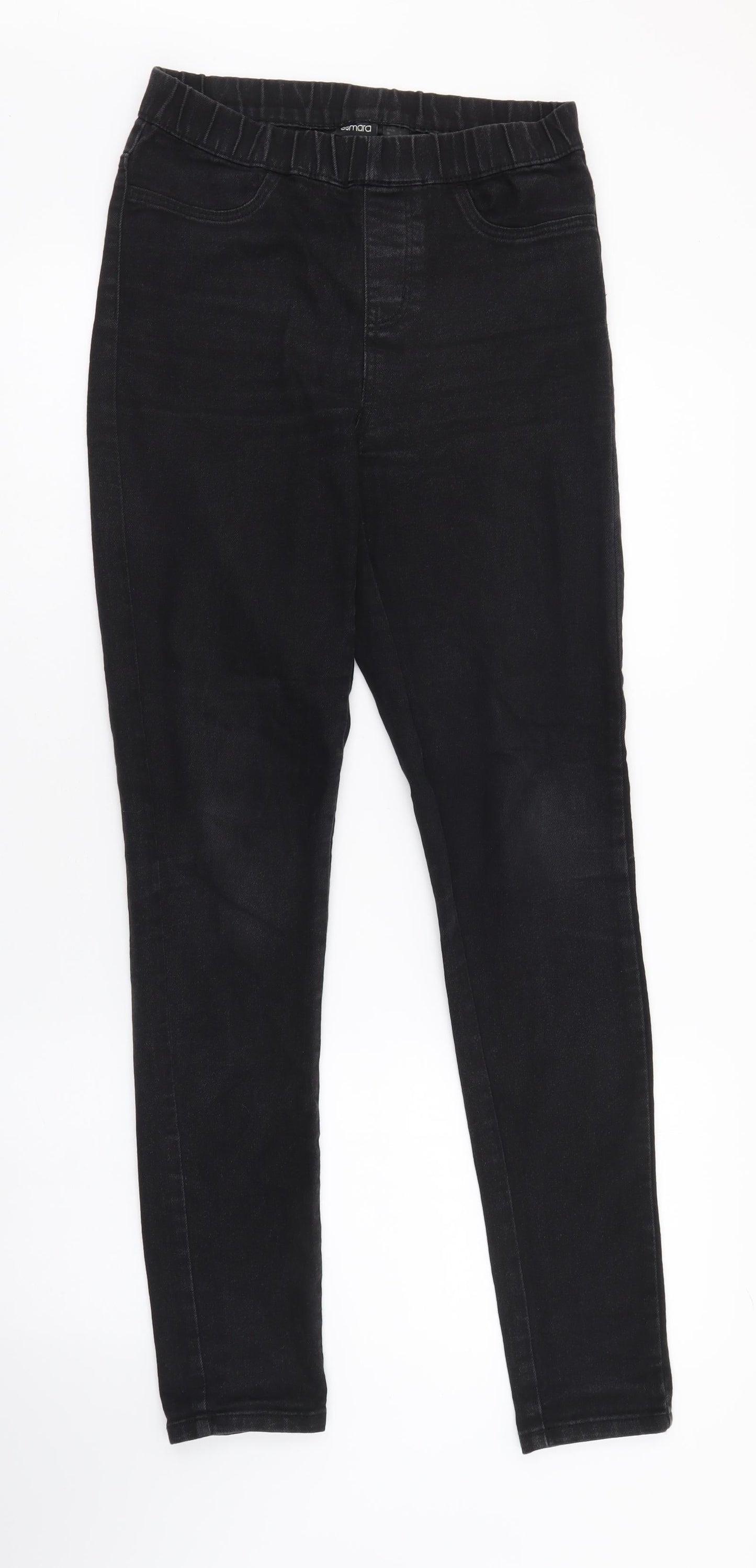 Womens UK Size 8 ESMARA Regular Fit Skinny Black Jeans