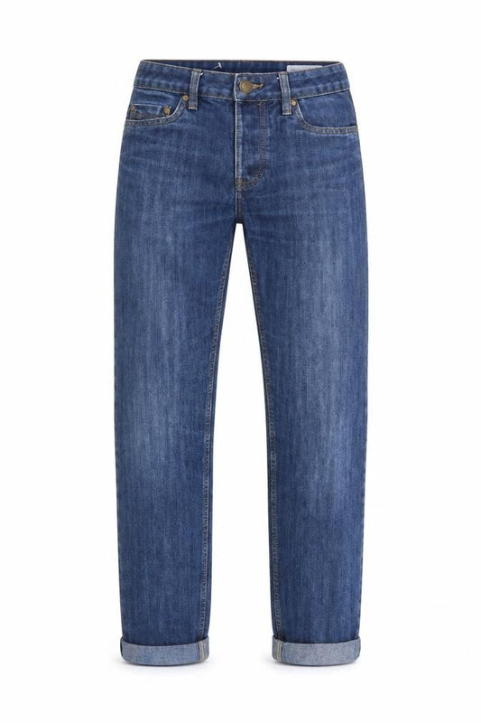 Mens UK Size 28 in Denim & Co. Regular Fit Straight Blue Jeans