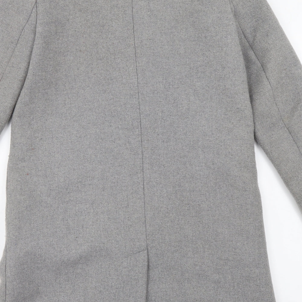 Womens UK Size XS Trf Grey Overcoat