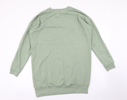 Womens UK Size M PEP&CO Green Pullover Jumper