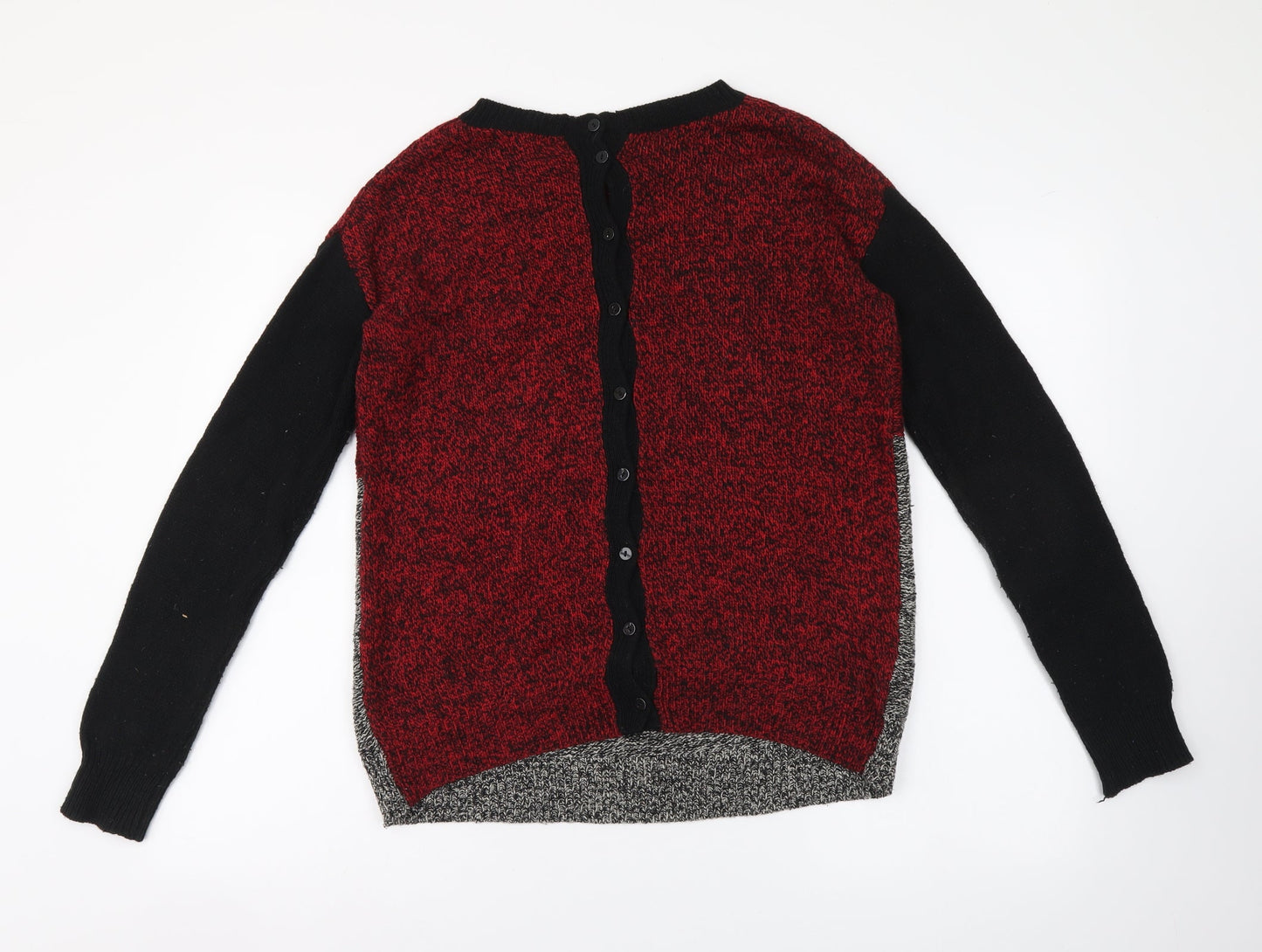 Womens UK Size 8 Mango Red Pullover Jumper