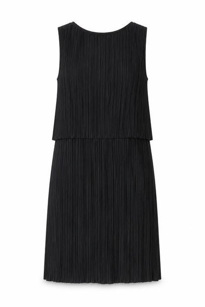 H&M Womens Black Polyester Shift Size S Round Neck Pullover