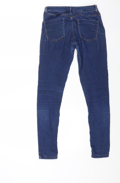 Womens UK Size 24 in Springfield Regular Fit Skinny Blue Jeans