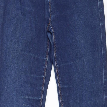 Womens UK Size 24 in Springfield Regular Fit Skinny Blue Jeans