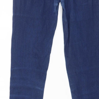 Womens UK Size 24 in Springfield Regular Fit Skinny Blue Jeans