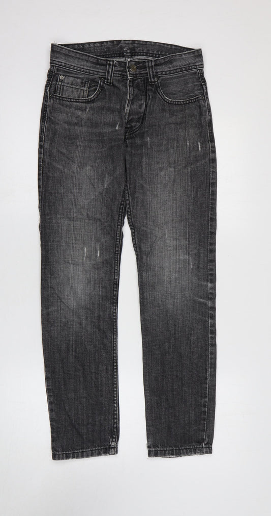 Womens UK Size 28 in Preworn Regular Fit Skinny Black Jeans