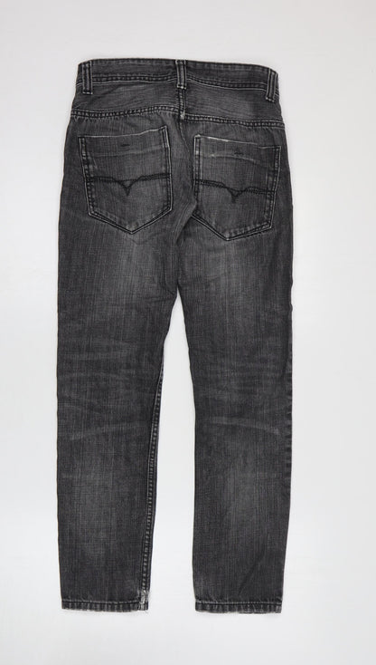 Womens UK Size 28 in Preworn Regular Fit Skinny Black Jeans