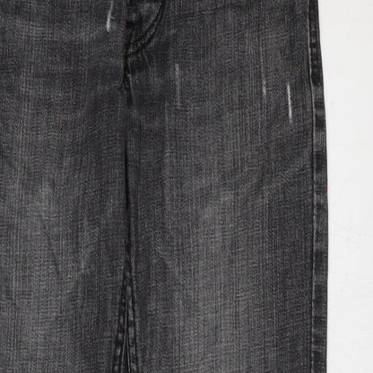 Womens UK Size 28 in Preworn Regular Fit Skinny Black Jeans