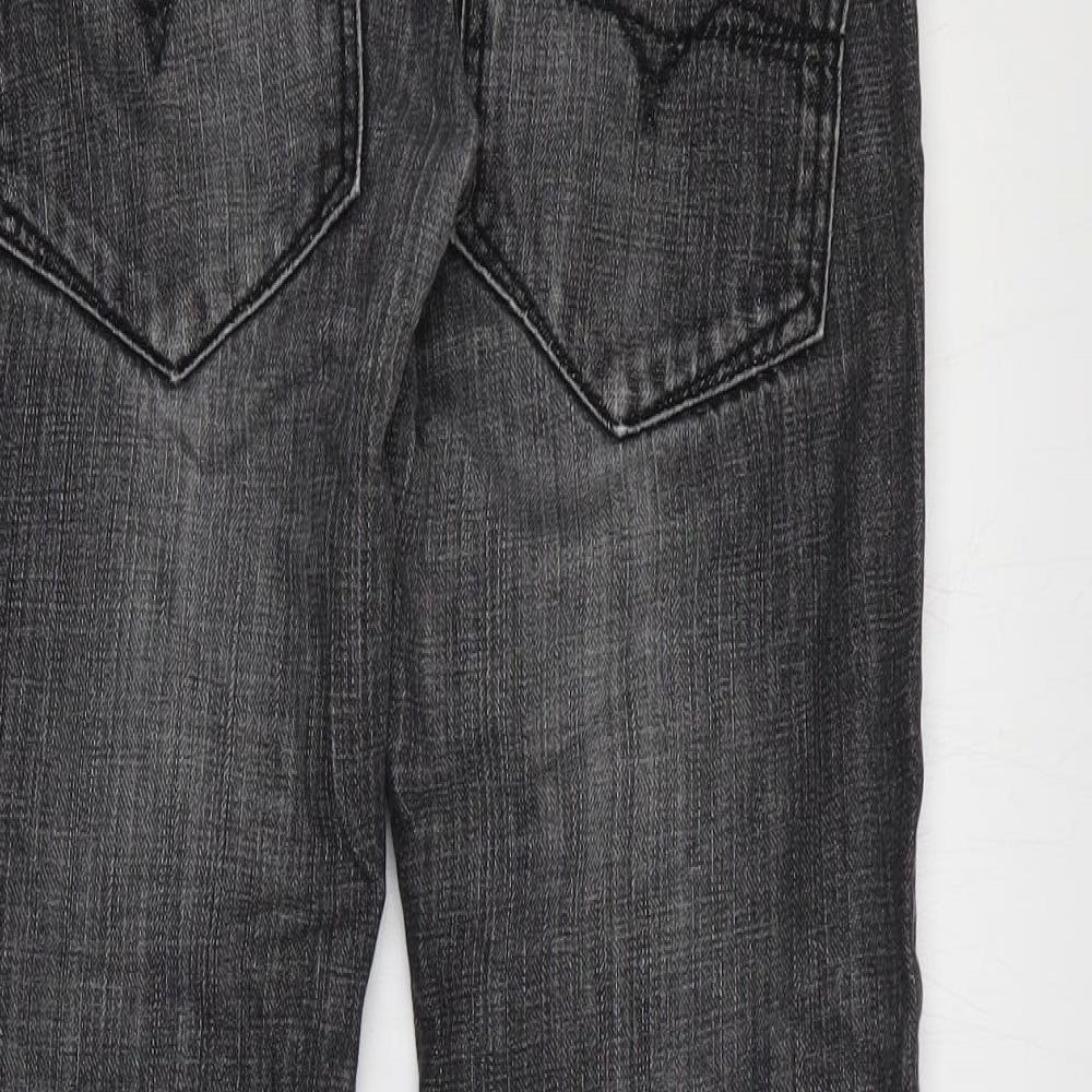 Womens UK Size 28 in Preworn Regular Fit Skinny Black Jeans