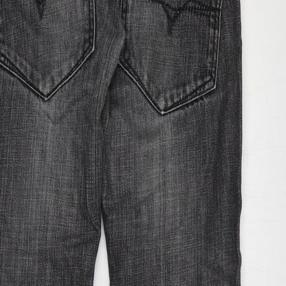 Womens UK Size 28 in Preworn Regular Fit Skinny Black Jeans