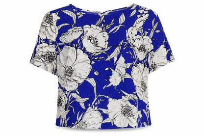 Womens UK Size M Zara Blue Basic Blouse