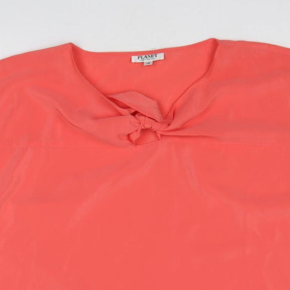 Womens UK Size 12 Planet Pink Basic Blouse