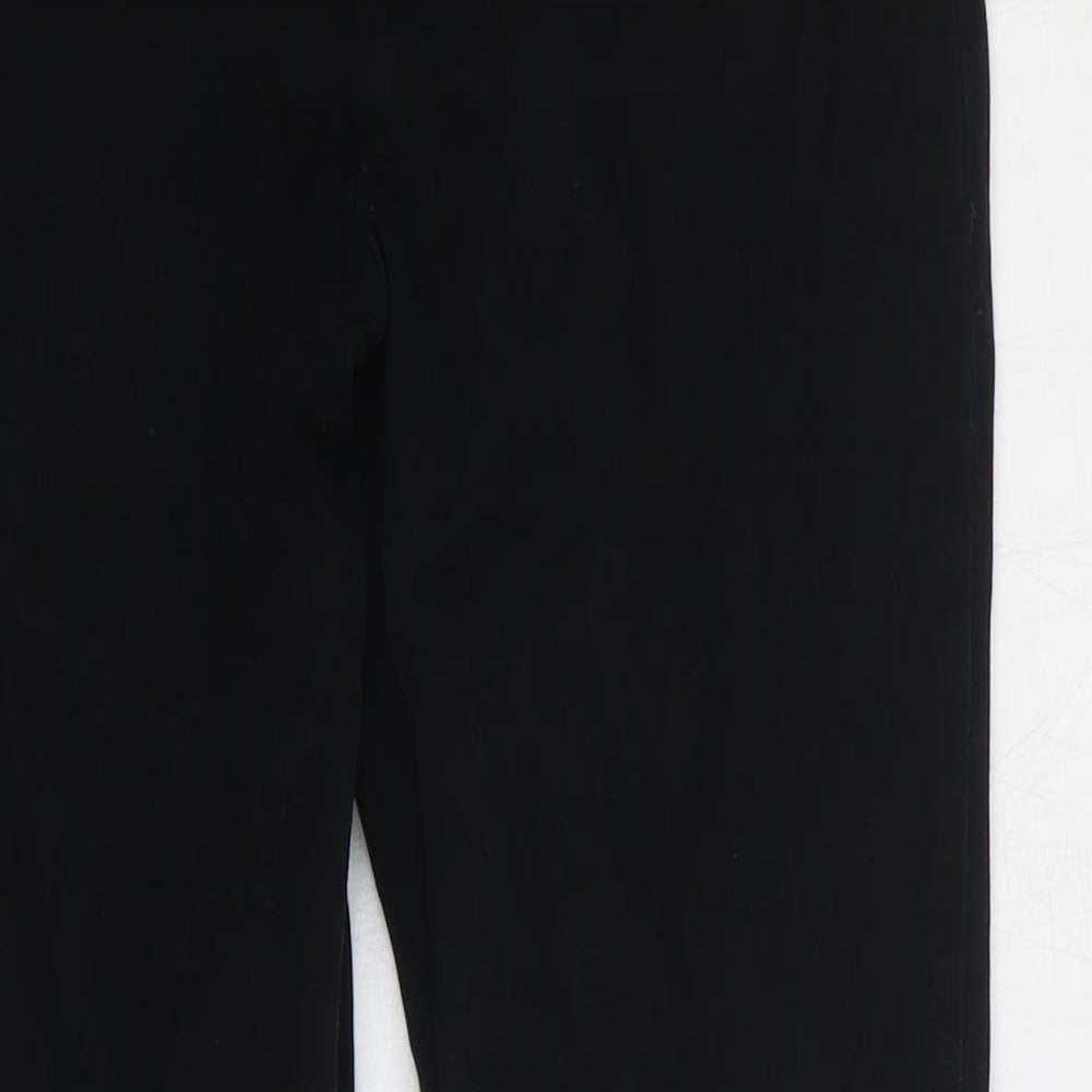 Gap Womens Black Cotton Straight Jeans Size 4 L25 in Regular Zip