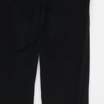 Gap Womens Black Cotton Straight Jeans Size 4 L25 in Regular Zip