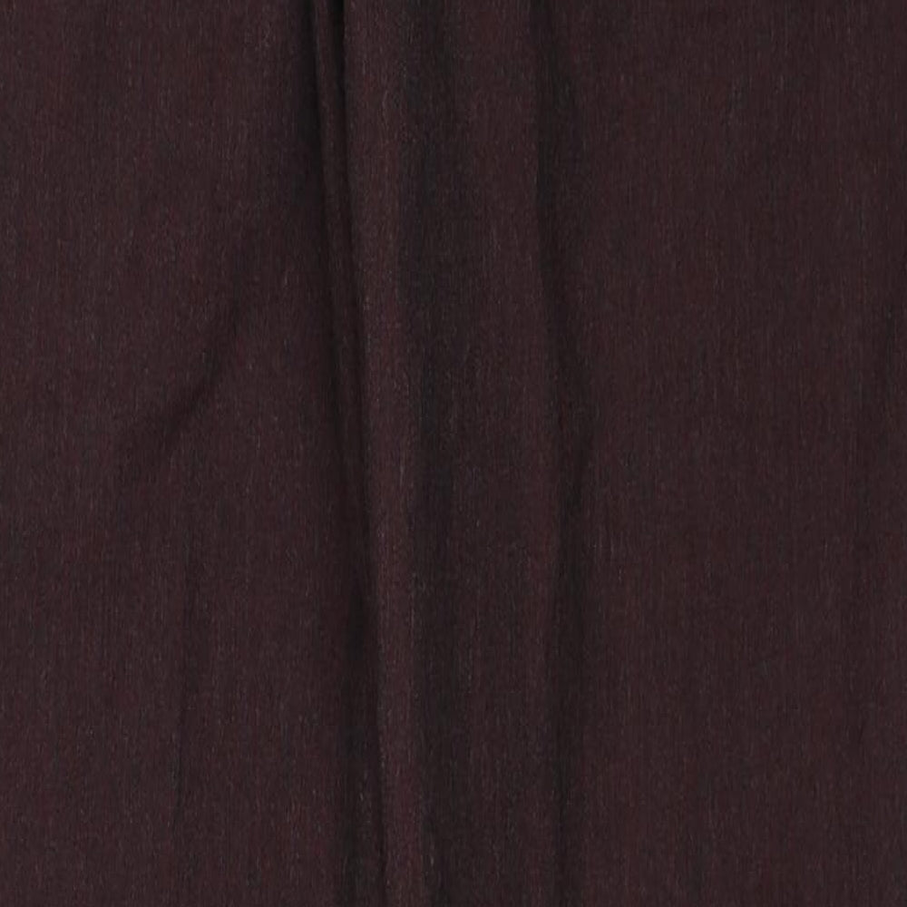 NEXT Mens Red Polyester Dress Pants Trousers Size 30 in L31 in Regular Zip
