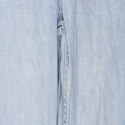 Mens UK Size 30 in Topshop Regular Fit Straight Blue Jeans