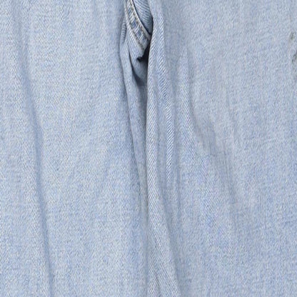 Mens UK Size 30 in Topshop Regular Fit Straight Blue Jeans