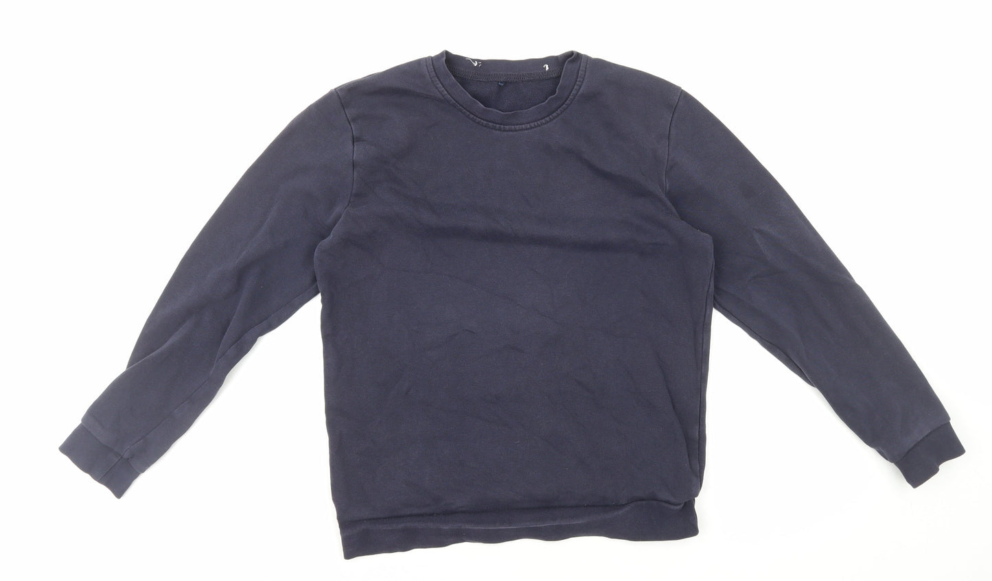 George Boys Blue Cotton Pullover Sweatshirt Size 12-13 Years Pullover