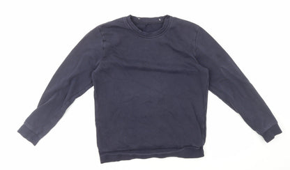 George Boys Blue Cotton Pullover Sweatshirt Size 12-13 Years Pullover